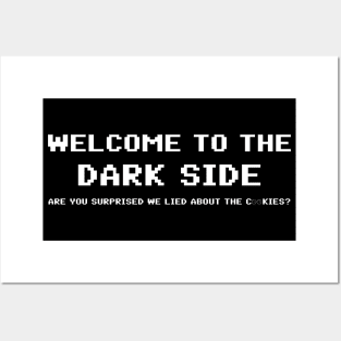 Welcome To The Dark Side 8bit Posters and Art